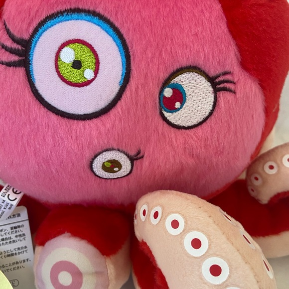 Takashi Murakami Red Octopus Mr Boiled Complexcon Large Plush - Picture 11 of 15